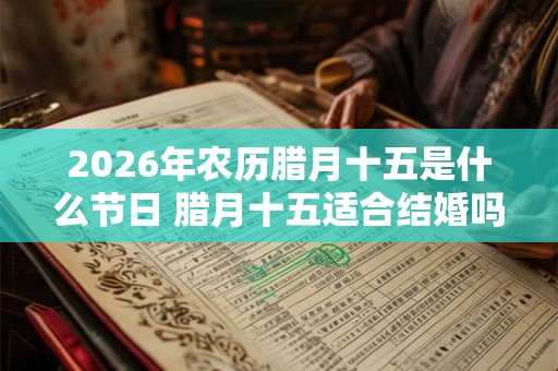 2026年农历腊月十五是什么节日 腊月十五适合结婚吗