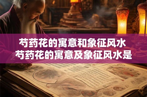 芍药花的寓意和象征风水 芍药花的寓意及象征风水是什么