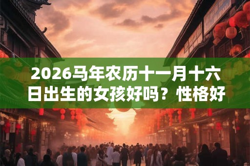 2026马年农历十一月十六日出生的女孩好吗？性格好不好？