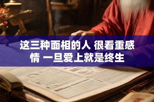 这三种面相的人 很看重感情 一旦爱上就是终生