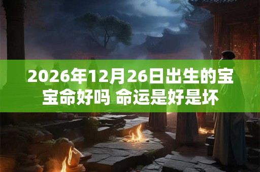 2026年12月26日出生的宝宝命好吗 命运是好是坏