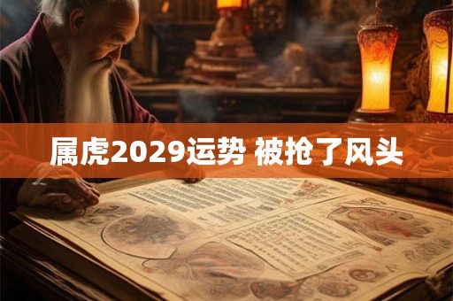属虎2029运势 被抢了风头