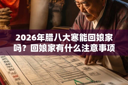 2026年腊八大寒能回娘家吗？回娘家有什么注意事项？