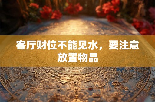 客厅财位不能见水,要注意放置物品 客厅财位不能见水,要注意放置物品
