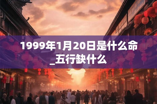 1999年1月20日是什么命_五行缺什么