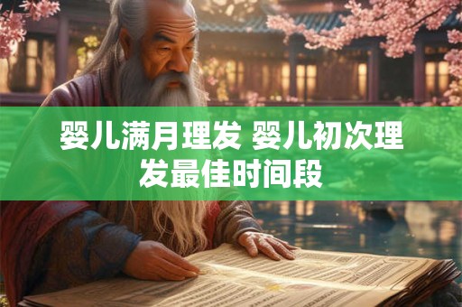 婴儿满月理发 婴儿初次理发最佳时间段