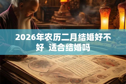 2026年农历二月结婚好不好  适合结婚吗