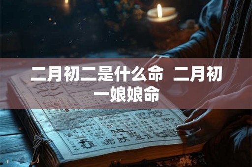 二月初二是什么命  二月初一娘娘命