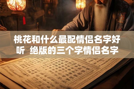 桃花和什么最配情侣名字好听  绝版的三个字情侣名字