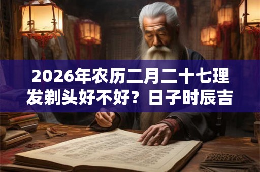 2026年农历二月二十七理发剃头好不好?日子时辰吉凶? 2026年农历二月二十七理发剃头好不好?日子时辰吉凶?
