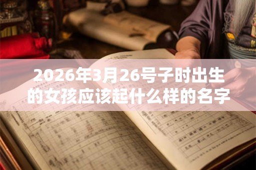 2026年3月26号子时出生的女孩应该起什么样的名字 2026年3月26号子时出生的女孩应该起什么样的名字