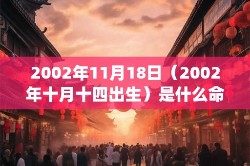 2002年11月18日(2002年十月十四出生)是什么命_命运如何 2002年11月18日(2002年十月十四出生)是什么命_命运如何