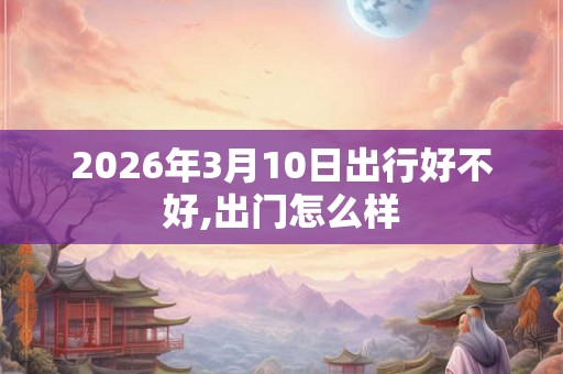 2026年3月10日出行好不好,出门怎么样