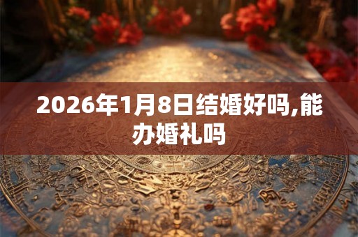2026年1月8日结婚好吗,能办婚礼吗
