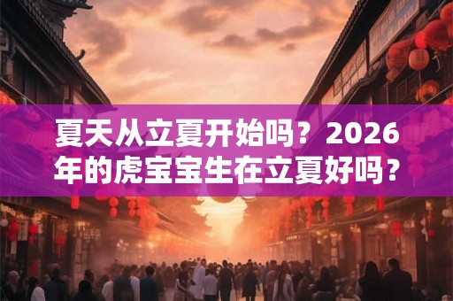夏天从立夏开始吗？2026年的虎宝宝生在立夏好吗？