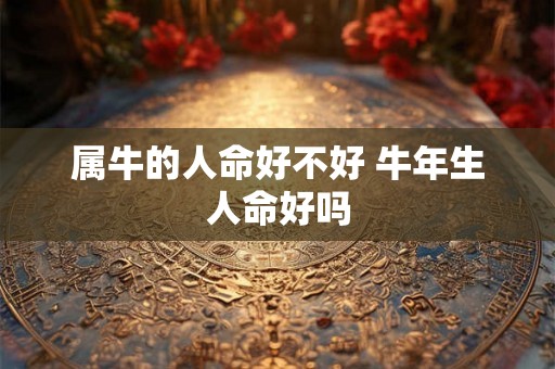 属牛的人命好不好 牛年生人命好吗