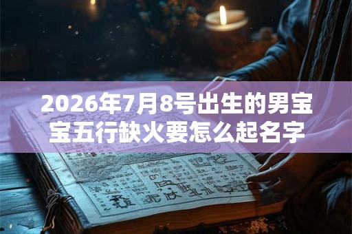 2026年7月8号出生的男宝宝五行缺火要怎么起名字