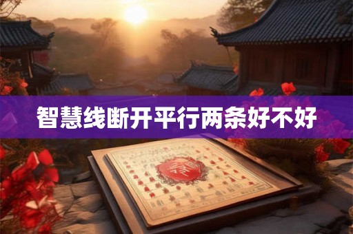 智慧线断开平行两条好不好