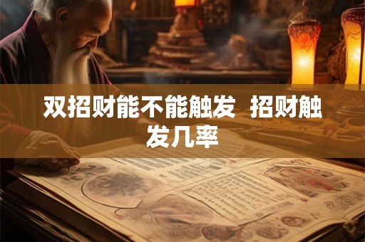 双招财能不能触发 招财触发几率 双招财能不能触发 招财触发几率