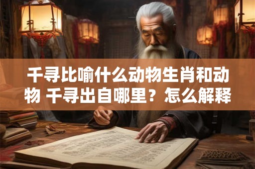 千寻比喻什么动物生肖和动物 千寻出自哪里？怎么解释
