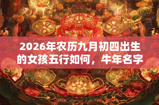 2026年农历九月初四出生的女孩五行如何，牛年名字推荐