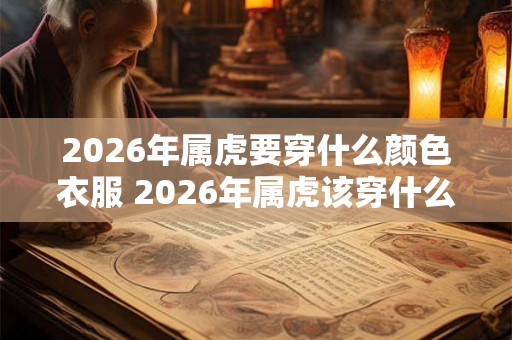 2026年属虎要穿什么颜色衣服 2026年属虎该穿什么色衣服