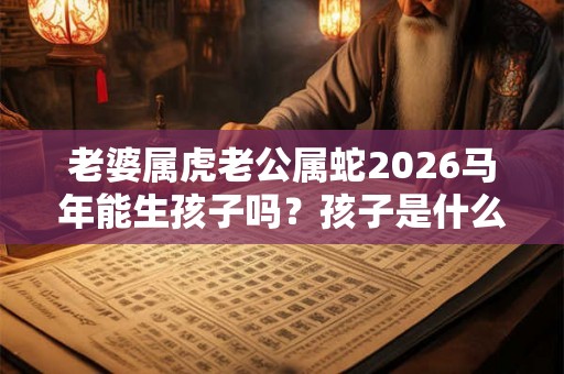 老婆属虎老公属蛇2026马年能生孩子吗？孩子是什么命？