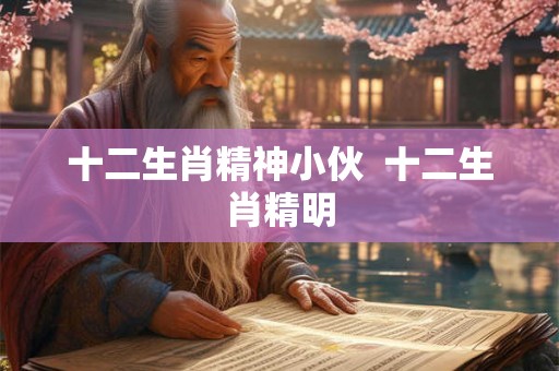 十二生肖精神小伙  十二生肖精明