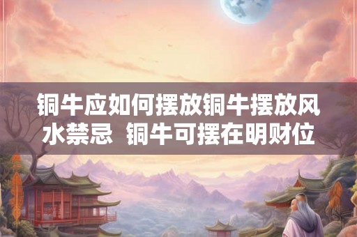 铜牛应如何摆放铜牛摆放风水禁忌  铜牛可摆在明财位吗