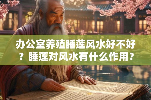 办公室养殖睡莲风水好不好？睡莲对风水有什么作用？