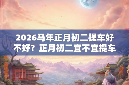 2026马年正月初二提车好不好？正月初二宜不宜提车