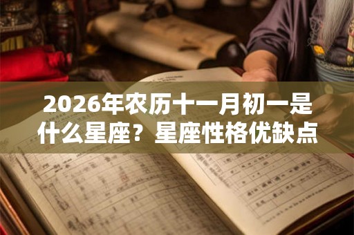 2026年农历十一月初一是什么星座？星座性格优缺点？