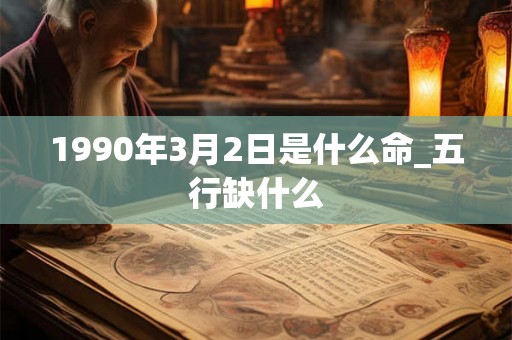 1990年3月2日是什么命_五行缺什么
