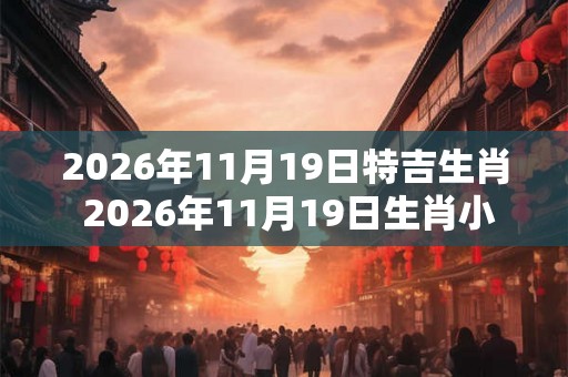 2026年11月19日特吉生肖 2026年11月19日生肖小运播报