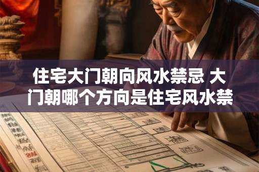 住宅大门朝向风水禁忌 大门朝哪个方向是住宅风水禁忌