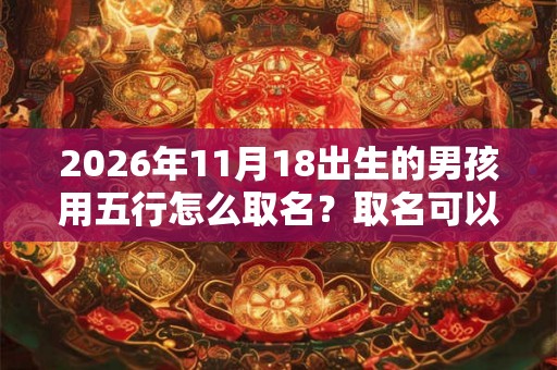 2026年11月18出生的男孩用五行怎么取名？取名可以用不雅字吗？
