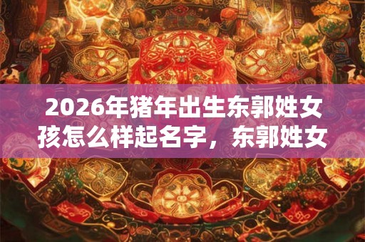 2026年猪年出生东郭姓女孩怎么样起名字,东郭姓女孩好名推荐 2026年猪年出生东郭姓女孩怎么样起名字,东郭姓女孩好名推荐