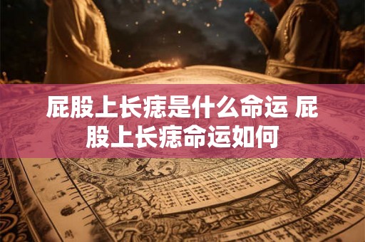 屁股上长痣是什么命运 屁股上长痣命运如何