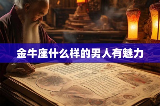 金牛座什么样的男人有魅力