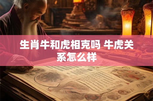 生肖牛和虎相克吗 牛虎关系怎么样 生肖牛和虎相克吗 牛虎关系怎么样