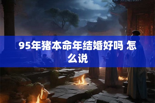 95年猪本命年结婚好吗 怎么说