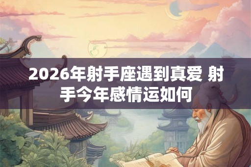 2026年射手座遇到真爱 射手今年感情运如何