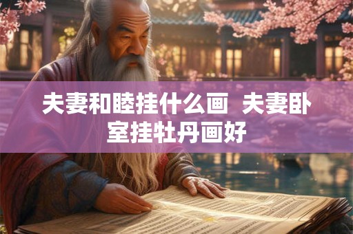夫妻和睦挂什么画  夫妻卧室挂牡丹画好