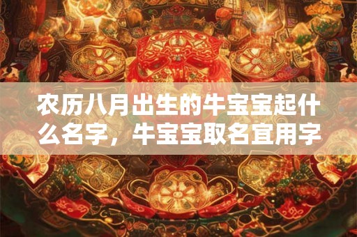 农历八月出生的牛宝宝起什么名字,牛宝宝取名宜用字 农历八月出生的牛宝宝起什么名字,牛宝宝取名宜用字