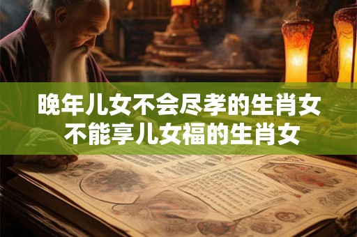 晚年儿女不会尽孝的生肖女 不能享儿女福的生肖女 晚年儿女不会尽孝的生肖女 不能享儿女福的生肖女