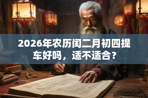 2026年农历闰二月初四提车好吗，适不适合？
