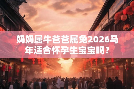 妈妈属牛爸爸属兔2026马年适合怀孕生宝宝吗? 妈妈属牛爸爸属兔2026马年适合怀孕生宝宝吗?