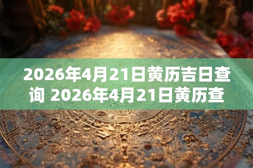 2026年4月21日黄历吉日查询 2026年4月21日黄历查询吉日