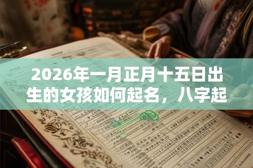 2026年一月正月十五日出生的女孩如何起名,八字起名大全 2026年一月正月十五日出生的女孩如何起名,八字起名大全