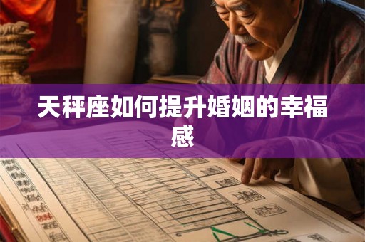 天秤座如何提升婚姻的幸福感 天秤座如何提升婚姻的幸福感
